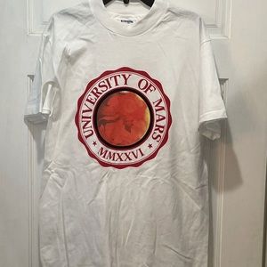 University Of Mars MMXXVI Single Stitch Vintage Graphic T Shirt Men's Size M